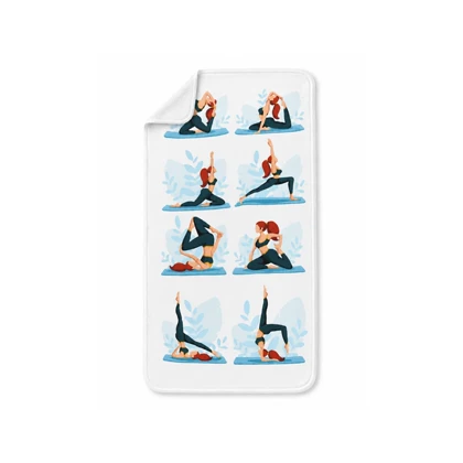 حوله ورزشی مدل Unwind-405D0512 ابعاد 30 در 60 سانتی متر