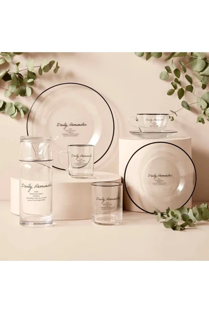 سرویس آب Bella Maison مدل Daily Reminder کاج - مشکی