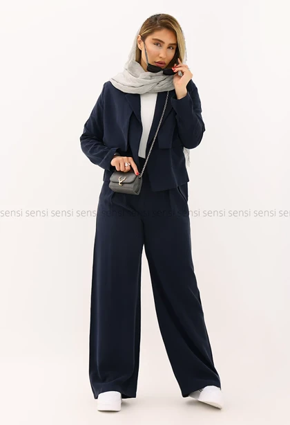 ست کت و شلوار دوژیله کد1005705