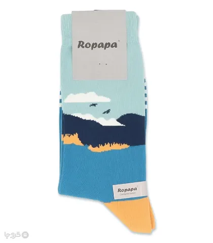 جوراب ساق‌دار Ropapa روپاپا طرح طبیعت
