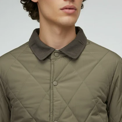 کاپشن طرح لوزی یقه کبریتی 88300