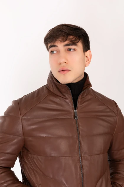 کت و کاپشن مردانه new-venture-gian-ferre-solid-leather