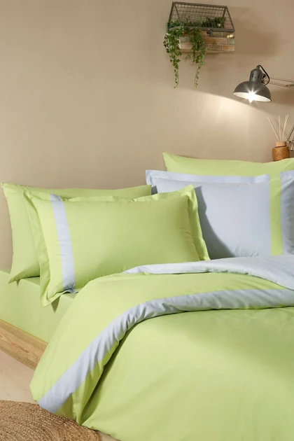 سرویس روتختی یک نفره Özdilek مدل Colour Stripe پنبه