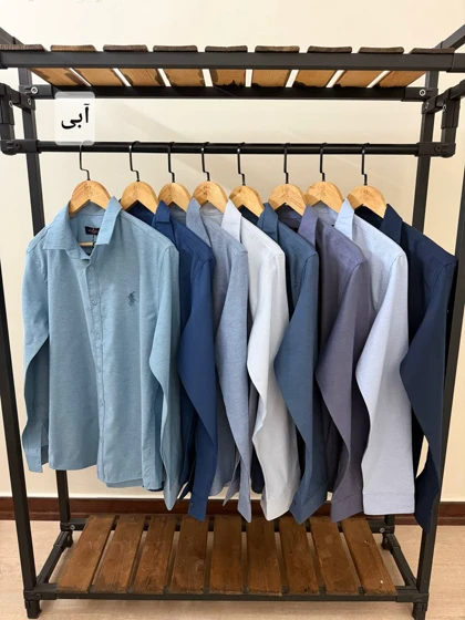 پیراهن ساده آستین بلند پنبه کد 2475