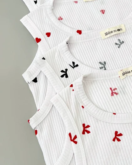 تاپ چاپ قلب و پاپیون کرکره ای کد 5026