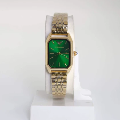 ساعت مچی زنانه امپریو آرمانی Emporio Armani تمام استیل با قفل پروانه ای