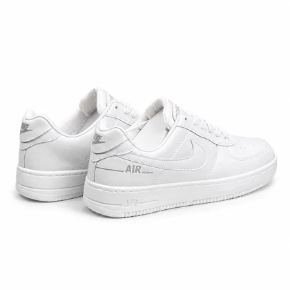 کفش کتانی مردانه زنانه و بزرگ پا مدل ایرفورس سفید Nike Air Force
