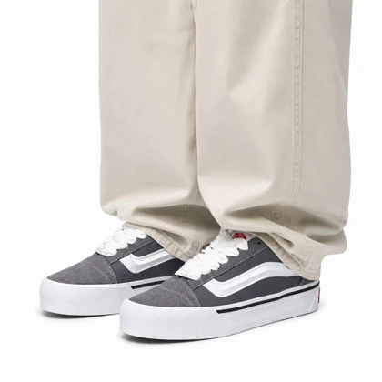 کفش کتانی زنانه و مردانه مدل ونس اولداسکول کنو طوسی Vans oldskool Knu