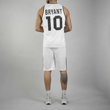 ست رکابی و شلوارک ورزشی مردانه یو اس ای مدل PY-2B1936 سفید