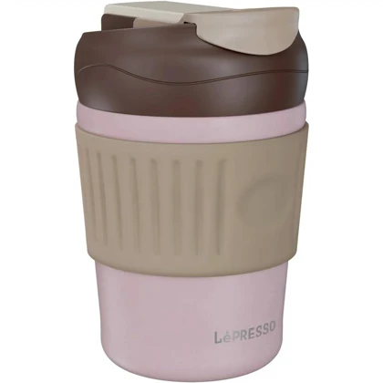 ماگ لپرسو Lepresso مدل LPPBCFFC دو درپوش 350 میلی لیتری