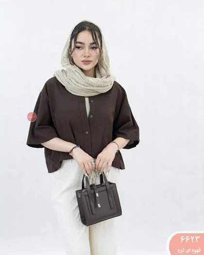 شومیز کراپ مایا 6623
