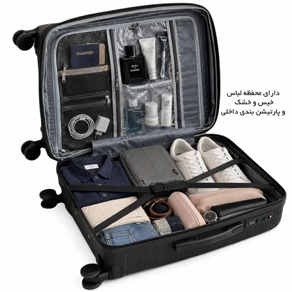 چمدان سایز کوچک گوگانا مدل GOOGANA-GOOG403020S SMALL Premium Protection (نشکن)