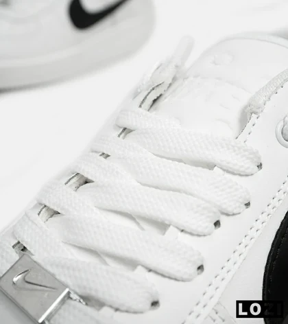 کفش کتانی بزرگ پا سفید مشکی NIKE AIR FORCE مدل 5686