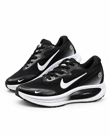 کفش کتانی مردانه مدل رانینگ نایکی زوم ایکس مشکی سفید NIKE ZOOM X