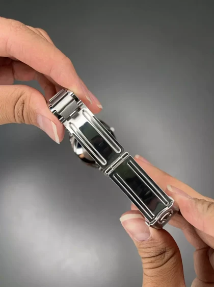 ساعت مچی امگا سیمستر نوستالژی بند سیلور صفحه مشکی Omega Seamaster