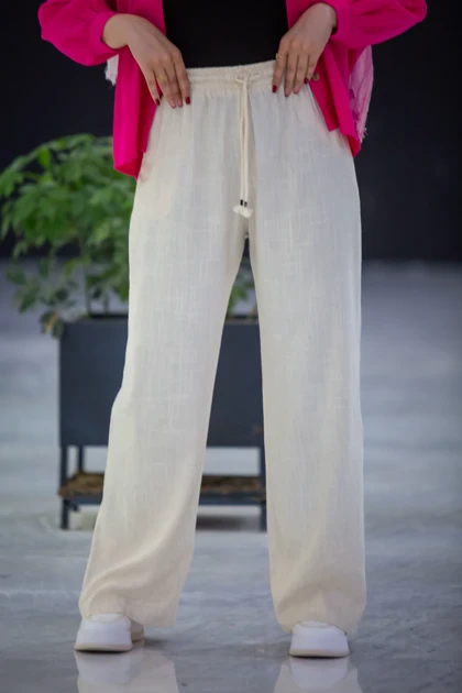 شلوار رایون کمر کش