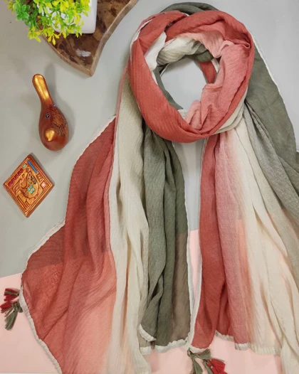 شال پلیسه طیفی تابستانه