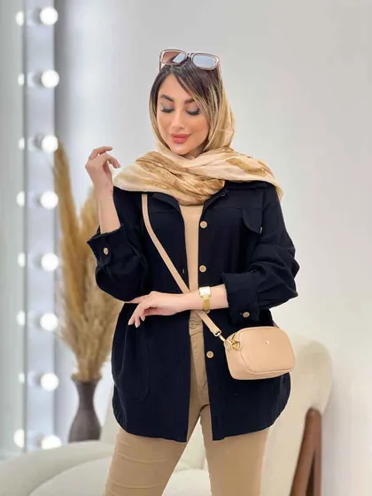 مانتو چهار جیب مهلا