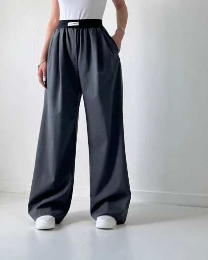 شلوار بگ کمر کش کد 200213