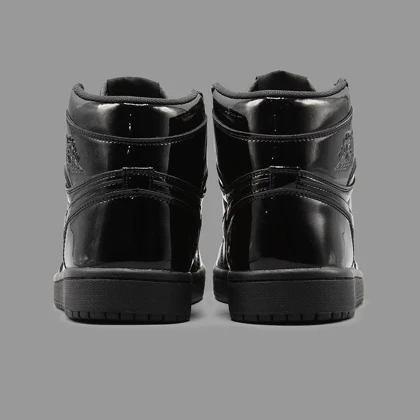نایکی جردن 1 پیتنت مشکی ساق‌دار Nike Air Jordan 1 Mid Patent Black