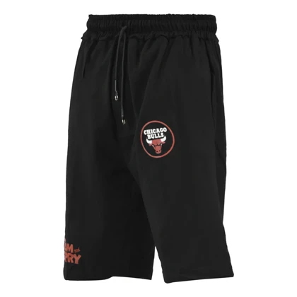 ست تیشرت و شلوارک اسپرت شیکاگو بولز مدل SPL-4B0268 مشکی