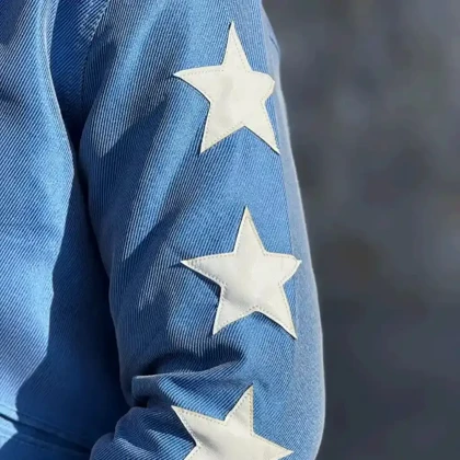 جکت طرح star برند تومارو رنگ آبی 143