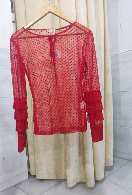 بلوز توری زنانه مجلسی