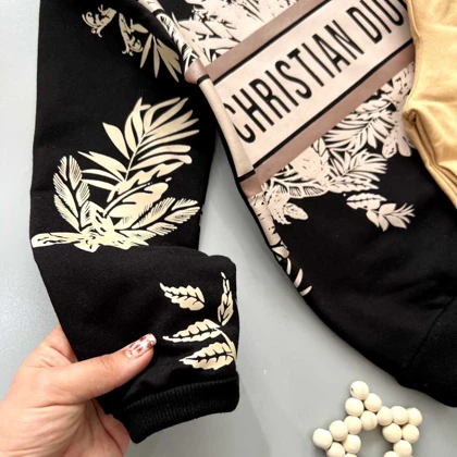 بلوزشلوار اسپرت طرح کیریستین دیور