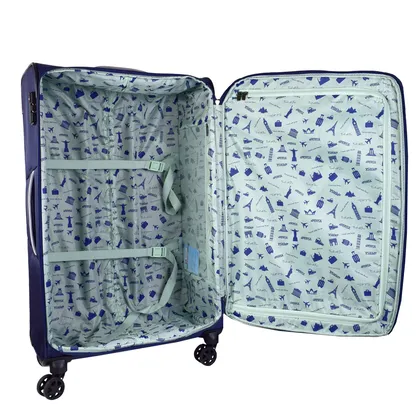 چمدان جنس نرم پرسا مدل NILOU – سایز بزرگ