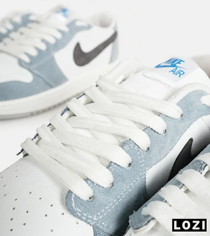 کفش کتانی مردانه سفید آبی نایک NIKE SB