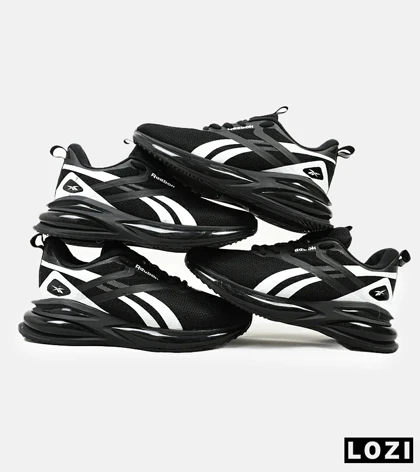 کفش کتانی مردانه و زنانه مشکی سفید Reebok مدل 4537