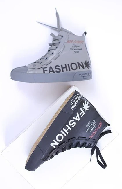 کفش اسپرت زنانه ساق‌دار فشیون