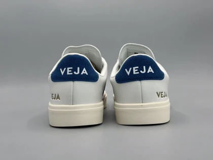 کتانی وجا کمپو کروم فیری سفید آبی / Veja