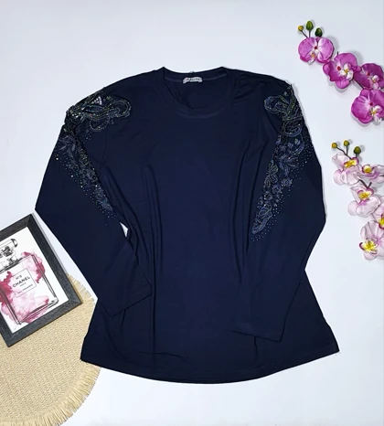 شومیز گیپوردار مدل سوگل کد 50271