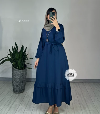 پیراهن مانتویی دل آرا