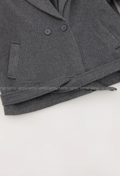 کراپ کت موهری آستر دار کد1005034