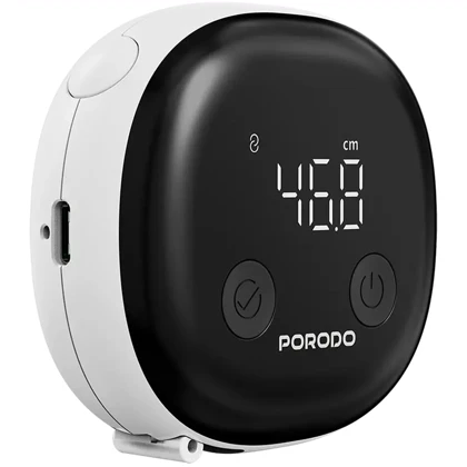 متر ورزشی هوشمند بدن پورودو Porodo مدل PDER30WH نواری