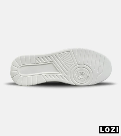 کفش کتانی مردانه سفید کرم طوسی FASHION مدل 7907