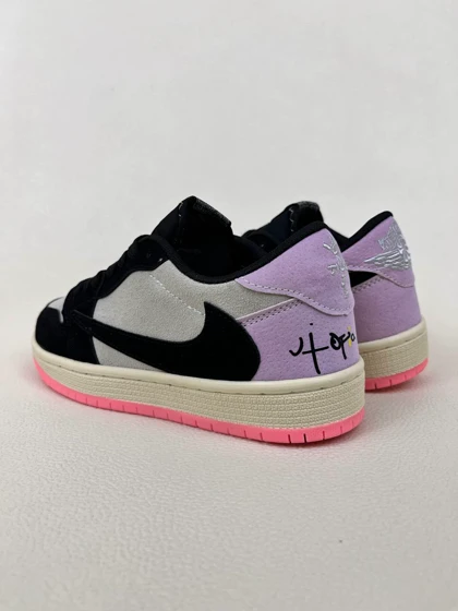 کتانی زنانه ایر جردن وان لو اسکات تراویس نایک AIR jordan 1 | کتانی ونس زنانه ایر جردن وان لو اسکات تراویس نایک AIR jordan 1 low Travis Scott کد 943 کد 351