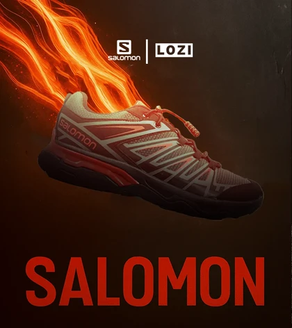 کفش کتانی مردانه و زنانه مشکی قرمز سالومون Salomon X ULTRA