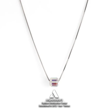 گردنبند کریستال سواروسکی Swarovski Cube Crystal Necklace 03