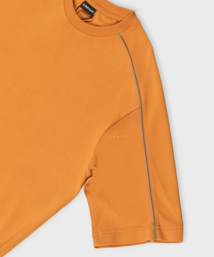 تیشرت باکسی مردانه پرتقالی 2765