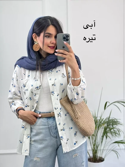 مانتو لینن شکوفه