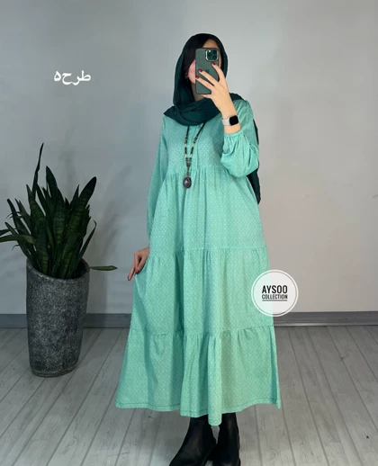 پیراهن مانتویی طلیعه