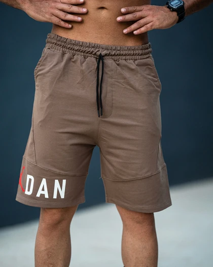 شلوارک بگ ورزشی JORDAN قهوه ای