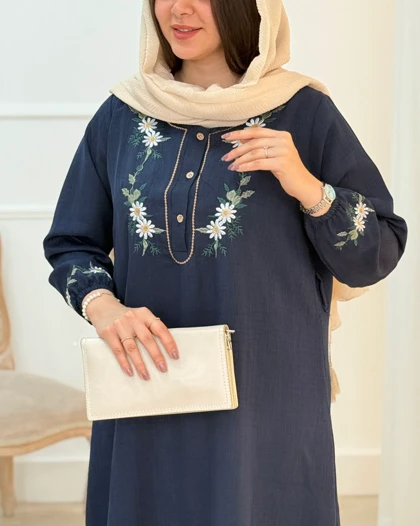 پیراهن مانتویی بابونه کد محصول 1661
