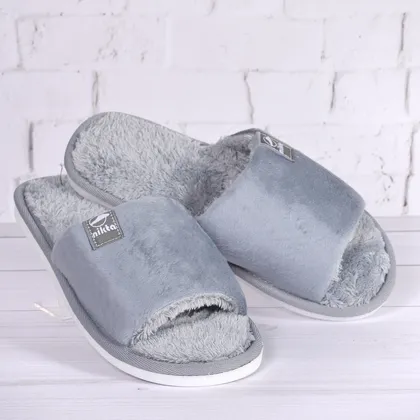 دمپایی حوله ای زنانه نیکتا مدل GRY.1250