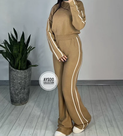 ست بلوز شلوار بافت