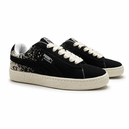 کفش کتانی پوما مدل Suede XL مشکی طوسی کد 295428