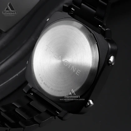 ساعت تی انجین مشکی T-Engine Drum Roller 40K